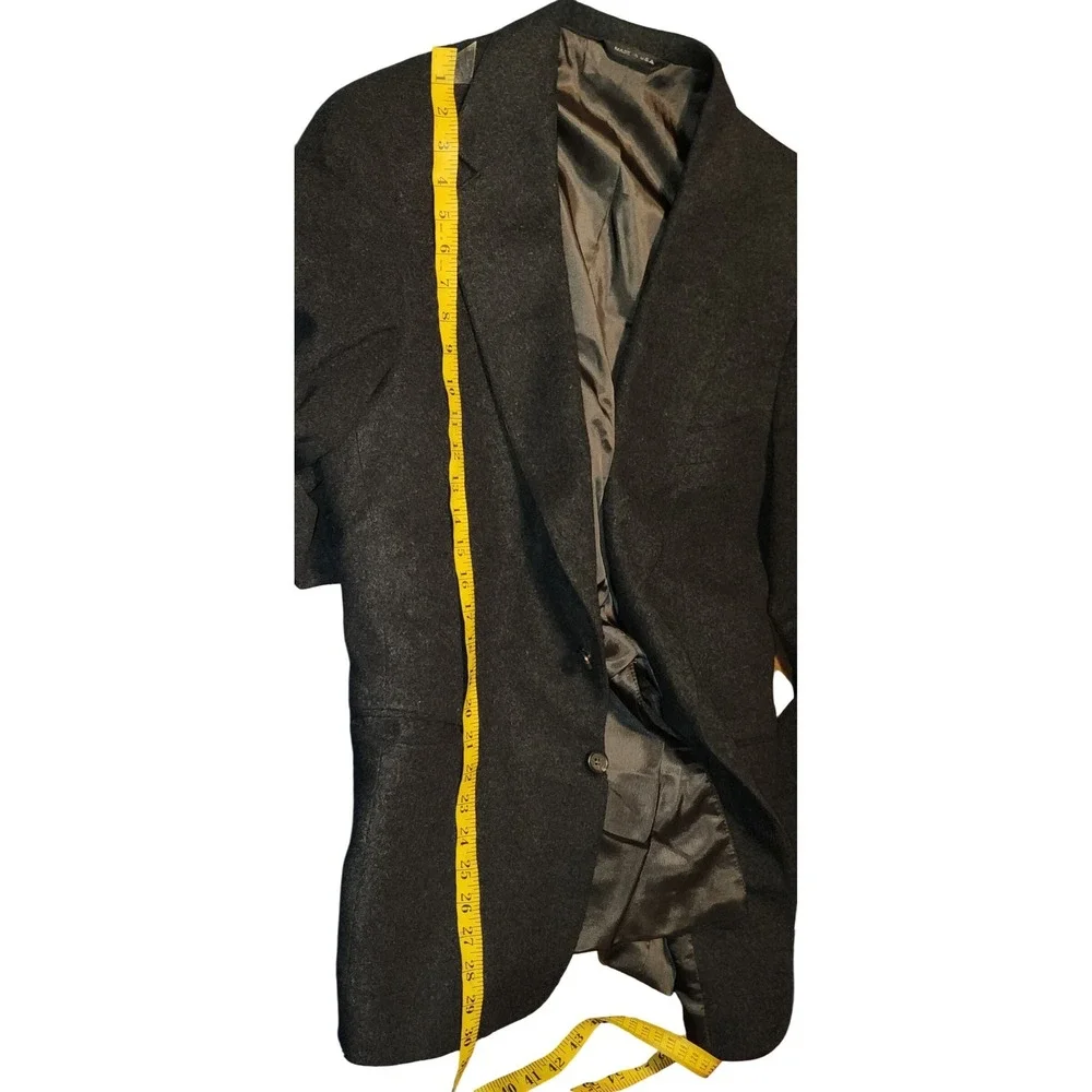 Polo University Club by Ralph Lauren Mens Wool Gray Blazer Sport Jacket Size 46L - Picture 9 of 9